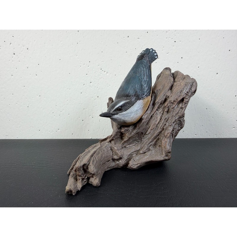 Bird Figurine Red Breasted Nuthatch Lester Braddock 1979 Limited Edition #2535